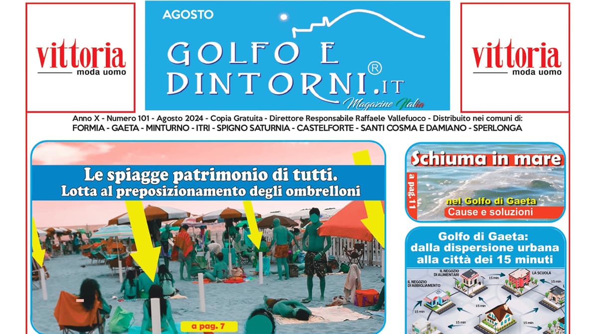 Golfo e Dintorni - In distribuzione il numero di Agosto