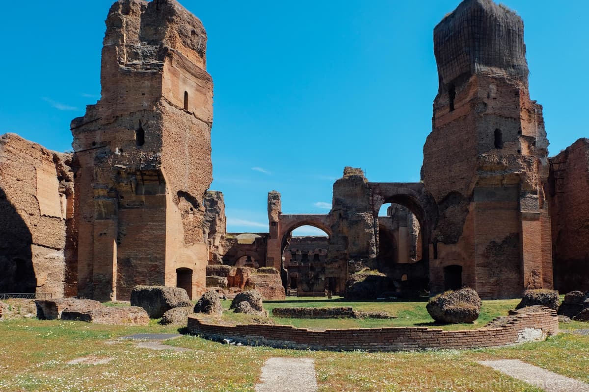 Una gita a Roma: le Terme di Caracalla e lo spettacolo dell'acqua