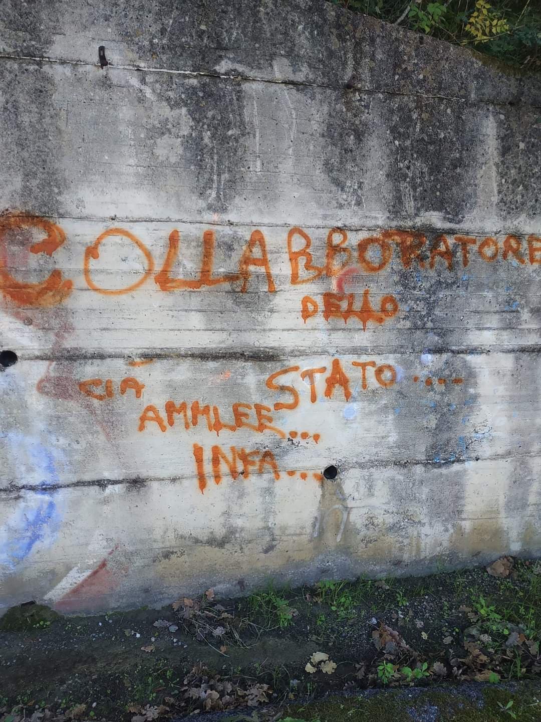 Formia, Paola Villa: Quelle scritte inquietanti a Castellonorato