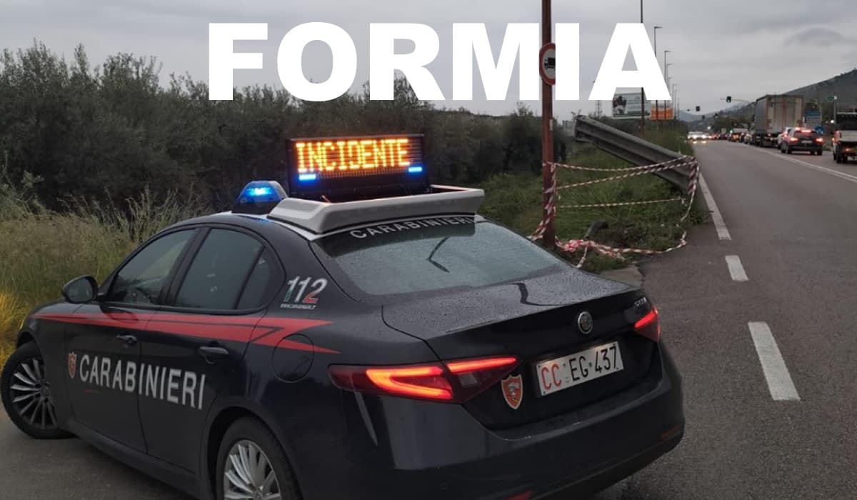 Formia, Incidente stradale - Muore una donna 63enne romena: denunciato statunitense per omicidio stradale e omissione di soccorso