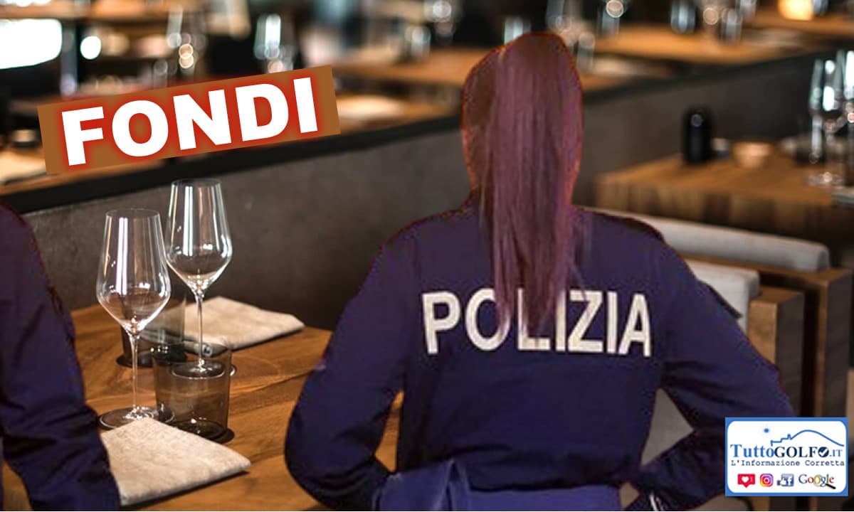 Fondi, Movida: sanzionata un'attività. Continuano i Controlli della Polizia di Stato