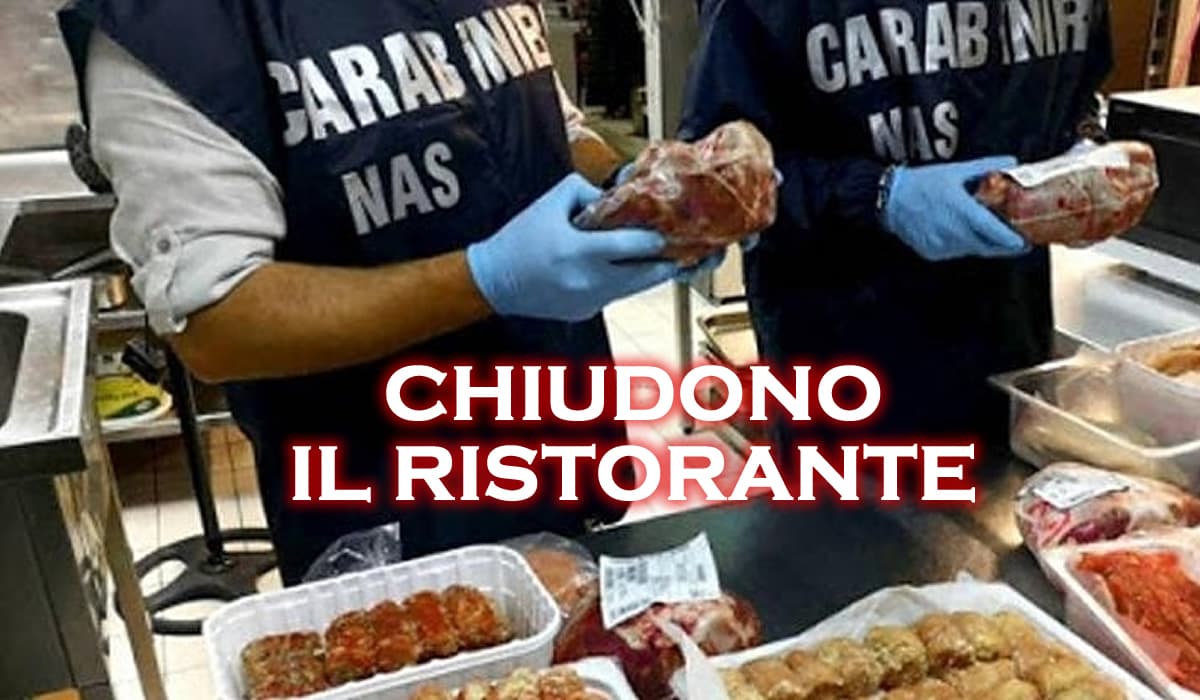 Ristorante chiuso dai NAS, riapre due giorni dopo con i clienti a tavola: denunciato il gestore