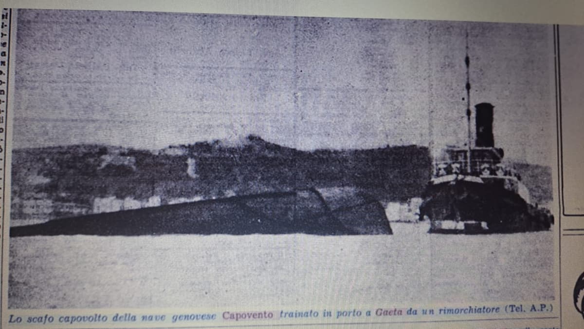 La tragedia della motocisterna Capovento