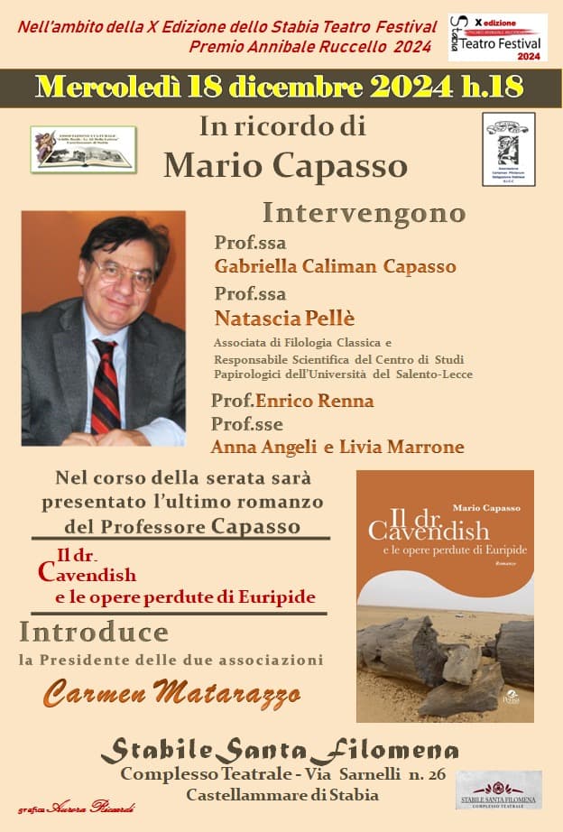 In ricordo di Mario Capasso - Mercoledì 18 dicembre