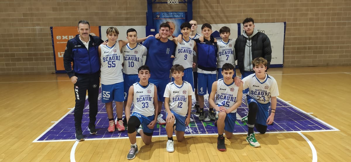 Basket, un'altra vittoria per la Fortitudo Scauri nel Campionato Under 17 Regionale.