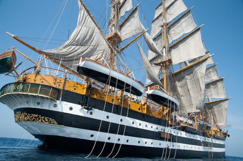 L'Amerigo Vespucci a Gaeta dal 25 al 29 maggio