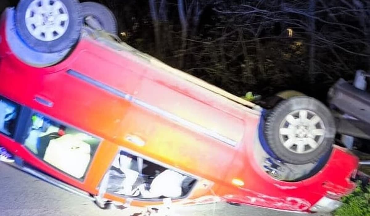 Giovane Minturnese perde il controllo dell'auto e si ribalta. L'incidente autonomo sulla Superstrada Formia - Cassino