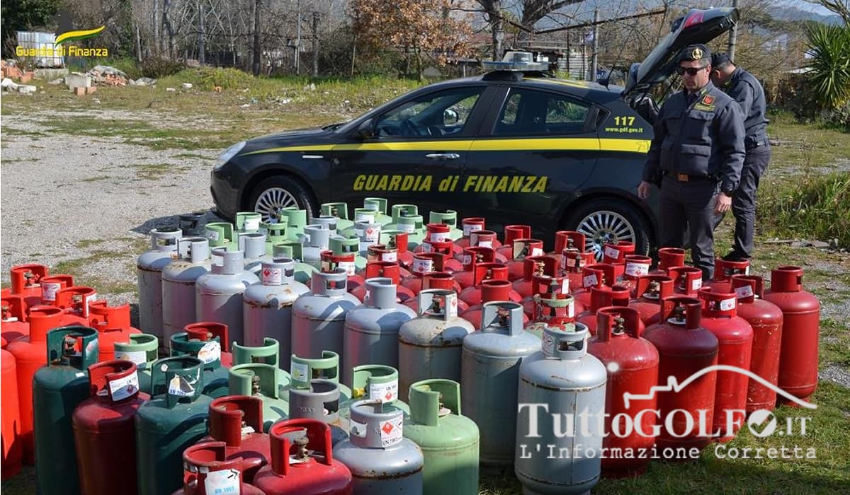 GDF LATINA: SEQUESTRATI OLTRE 400 KG. DI GPL DETENUTO ILLECITAMENTE