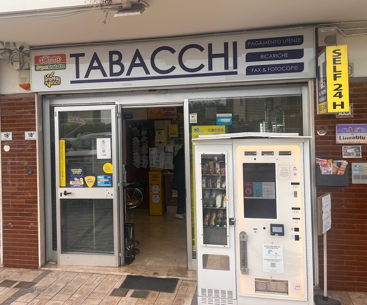 A Formia vinti più di 40.000 euro presso la Tabaccheria in Via Giuseppe Paone