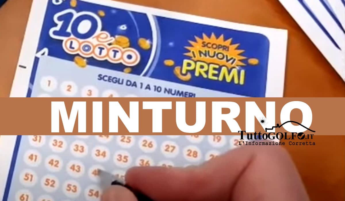 Vincite 10eLotto: a Minturno un fortunato giocatore si porta a casa 50.000€