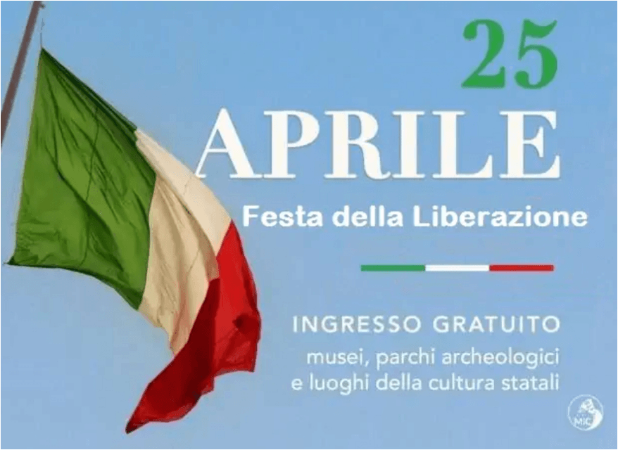 Musei statali gratis il 25 aprile in tutta Italia