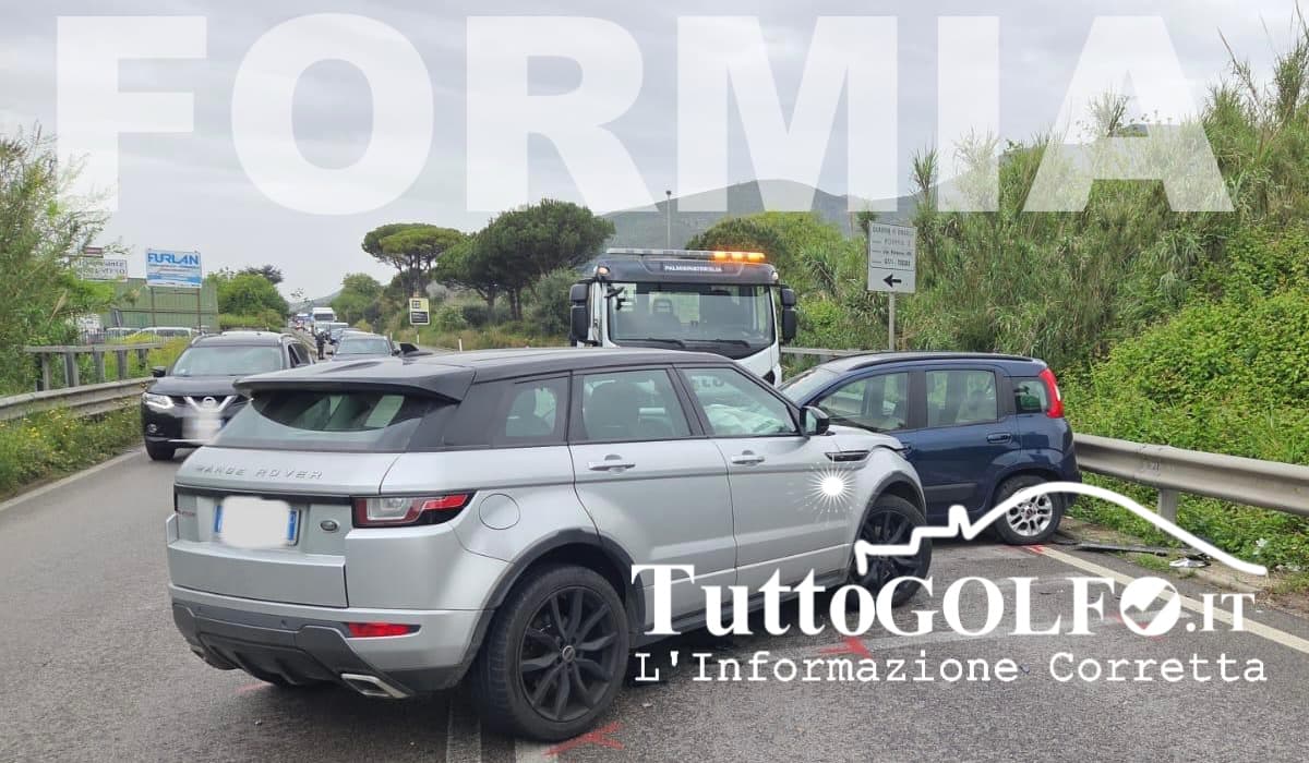 Formia, ennesimo incidente stradale in zona Acqualonga