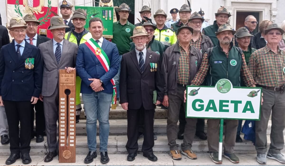 A Gaeta raduno degli Alpini dal 27 e 28 settembre
