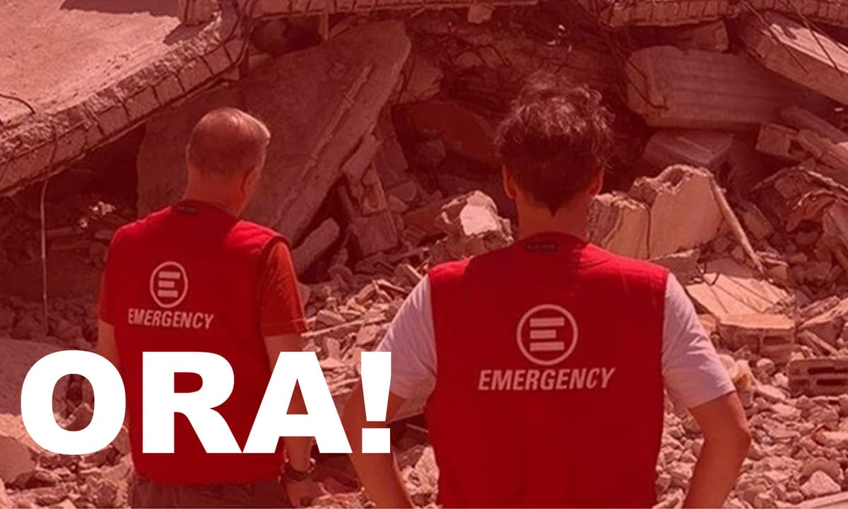 Il momento è ORA!" – EMERGENCY chiede al governo italiano un'azione immediata per fermare il massacro a Gaza