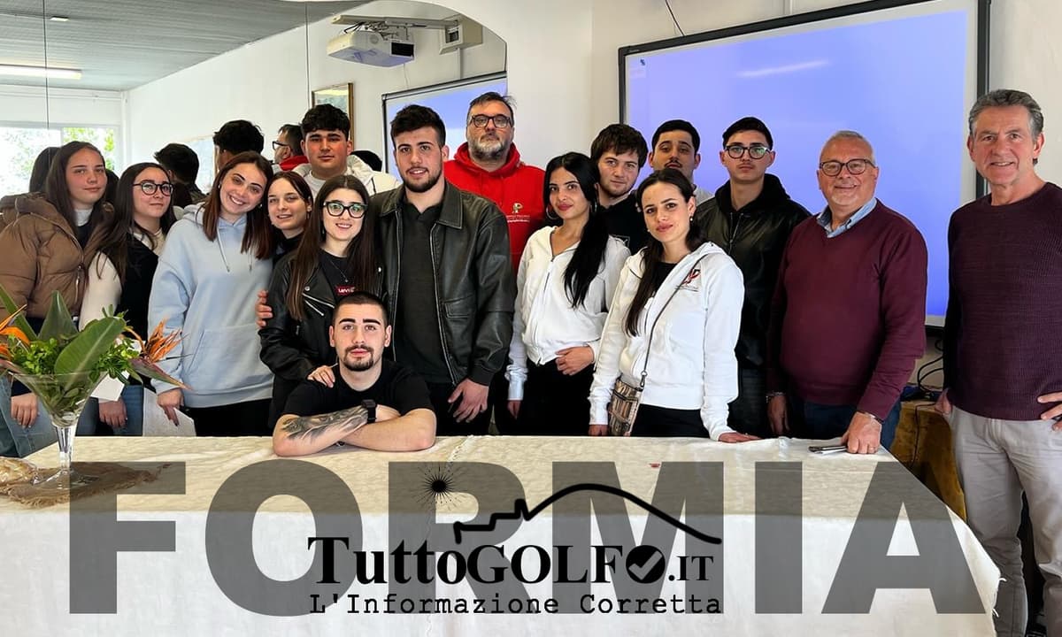 Formia, Formazione e cucina – Nell'Istituto Alberghiero si assegna la borsa di studio Peppino Falconio