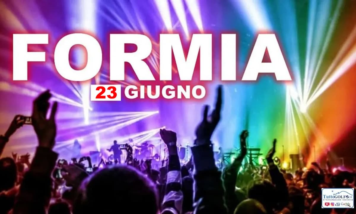 Ritorna a Formia il 23 Giugno la GRANDE DISCOTECA targata Nostalgia 90 in onore della festa patronale di San Giovanni