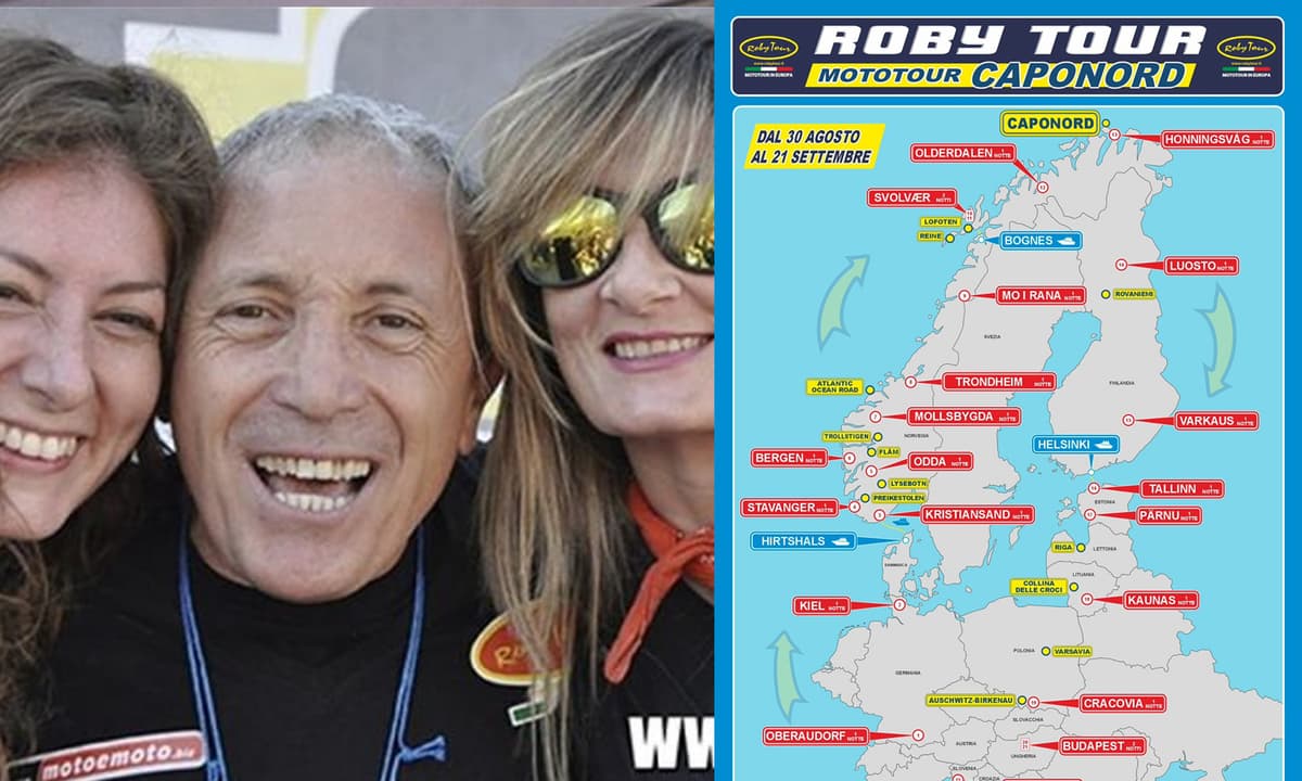 Da Gaeta a Capo Nord: il sogno di ogni motociclista prende vita con il Roby Tour