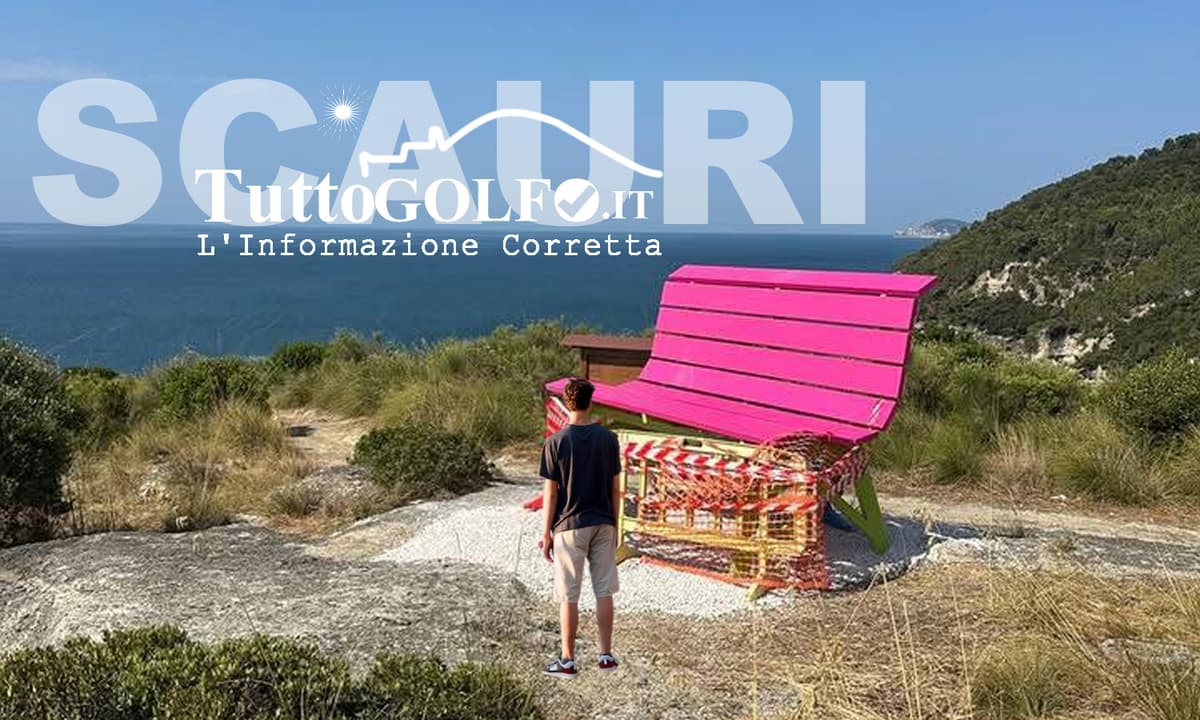 Scauri entra nel circuito internazionale delle Big Bench: una panchina gigante per ammirare il Golfo