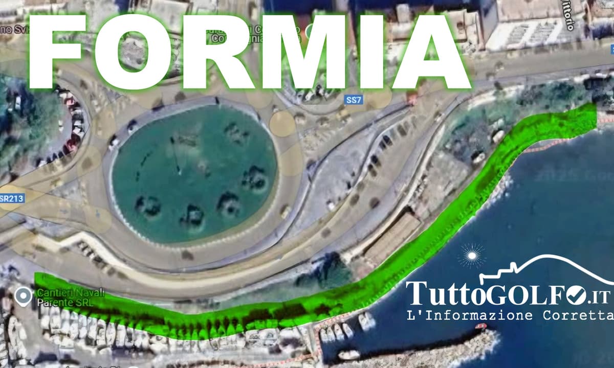 Formia - Progetto di riqualificazione dell'area d'accesso della spiaggia di levante