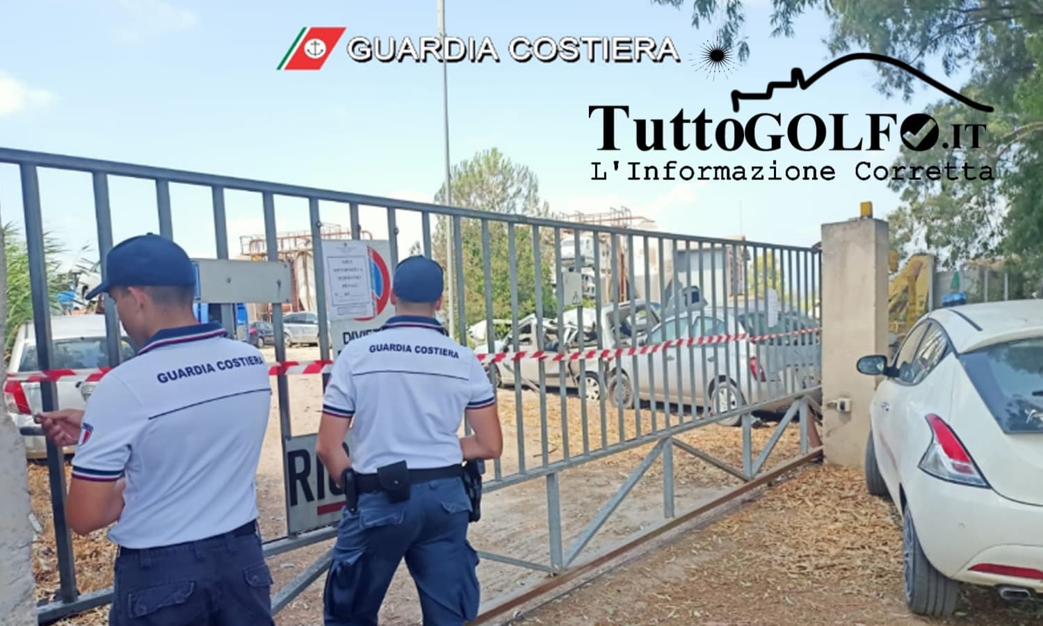 OPERAZIONE DELLA GUARDIA COSTIERA - RINVENUTE DUE AUTOVETTURE RUBATE