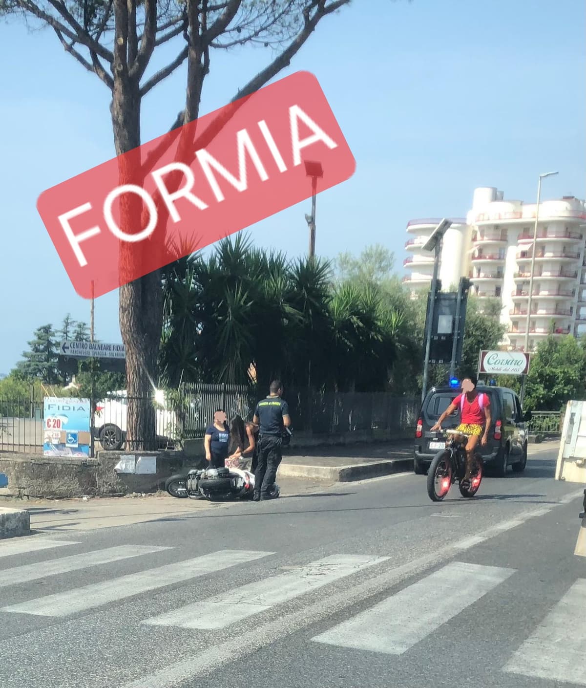 Formia - Incidente ad Acquatraversa, moto coinvolta: traffico bloccato e riflettori puntati sulla sicurezza stradale
