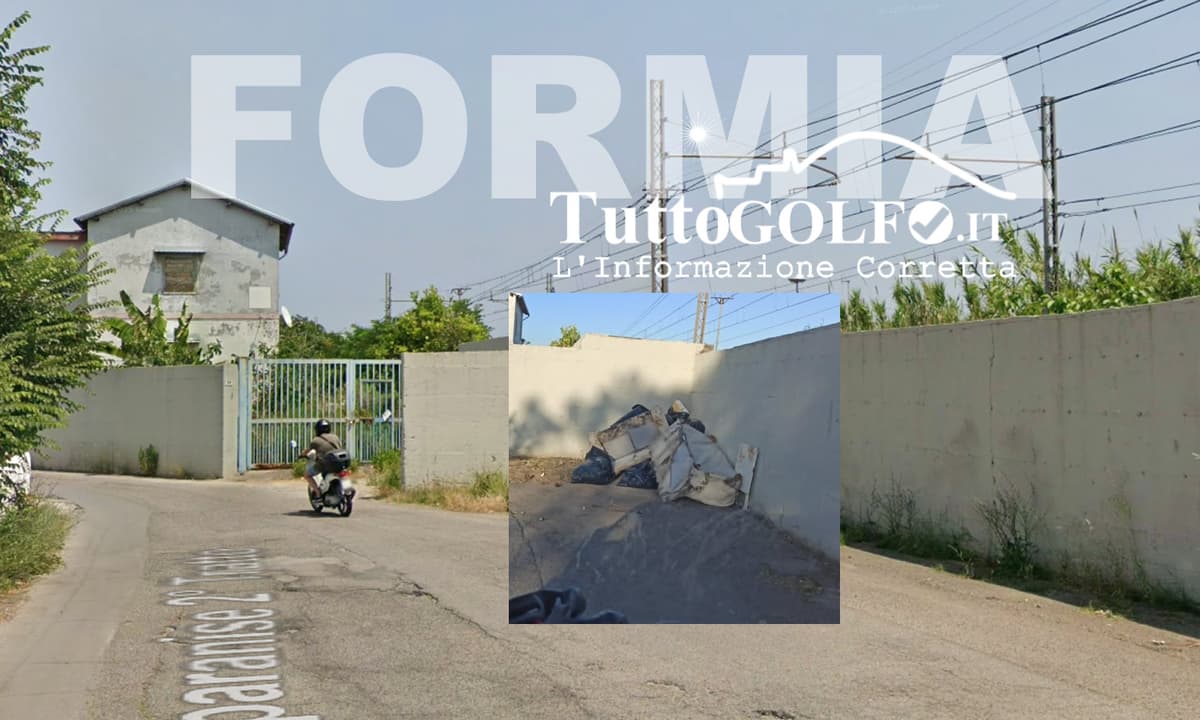Formia - Abbandona rifiuti in via Sparanise. Individuato, denunciato e sanzionato con un'ammenda di 2.500 euro