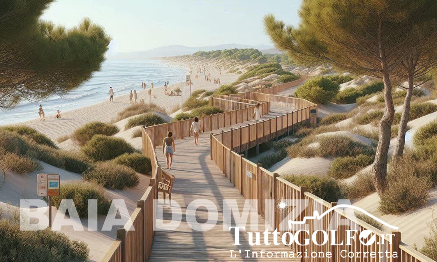 A Baia Domizia una passerella panoramica. L'inaugurazione tra emozione e grandi ospiti