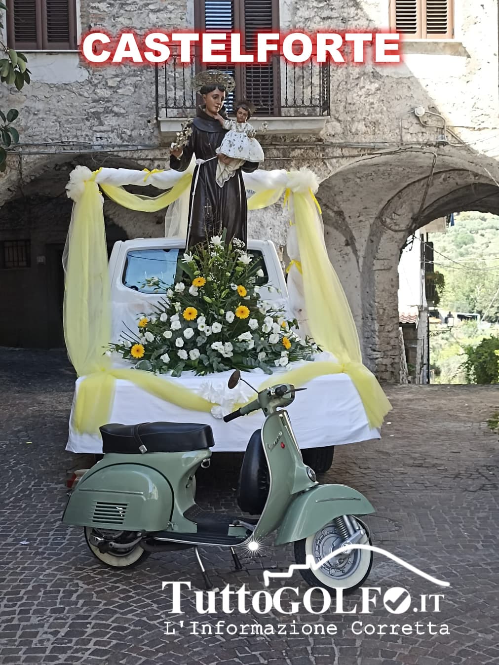 A Castelforte, la prima "Precessione su Ruote": nove Santi, tra motori e innovazione