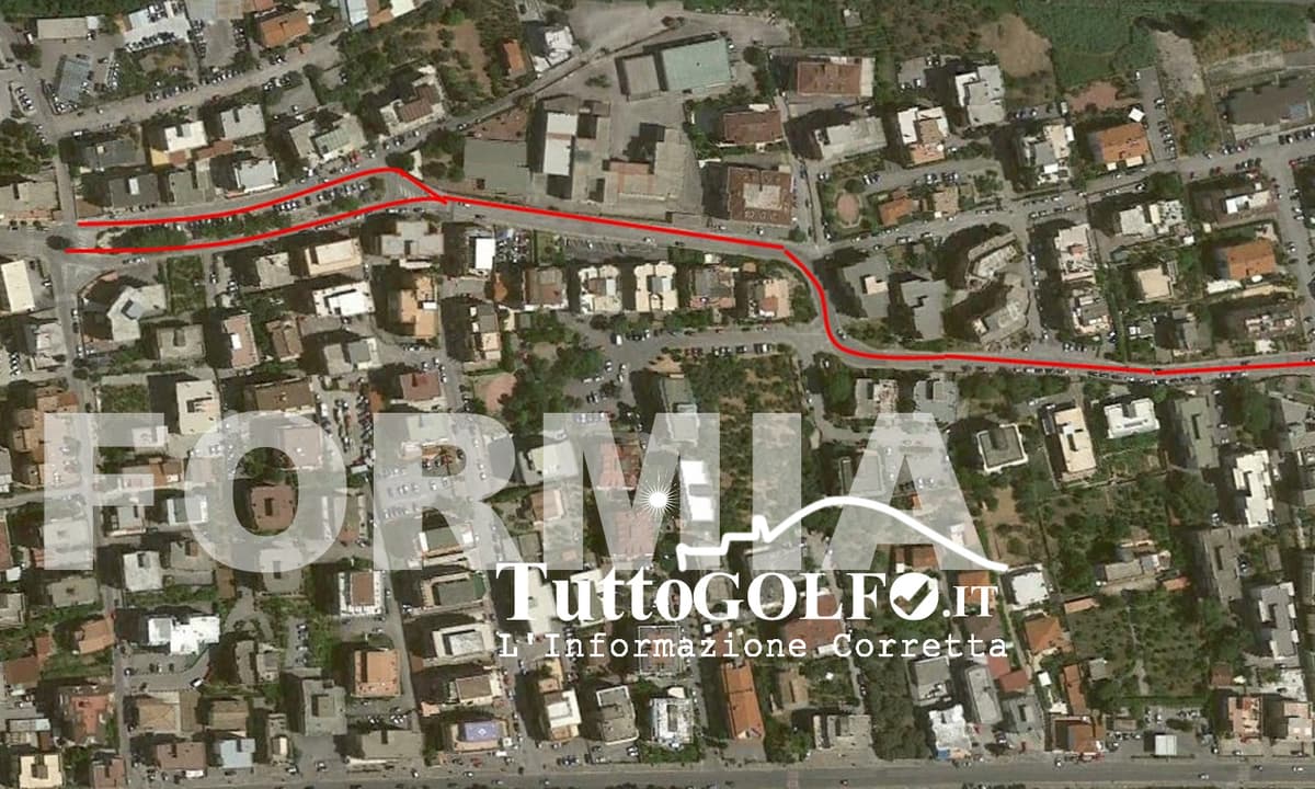Formia - Miglioramento sicurezza stradale, al via i lavori. I luoghi con i cantieri aperti