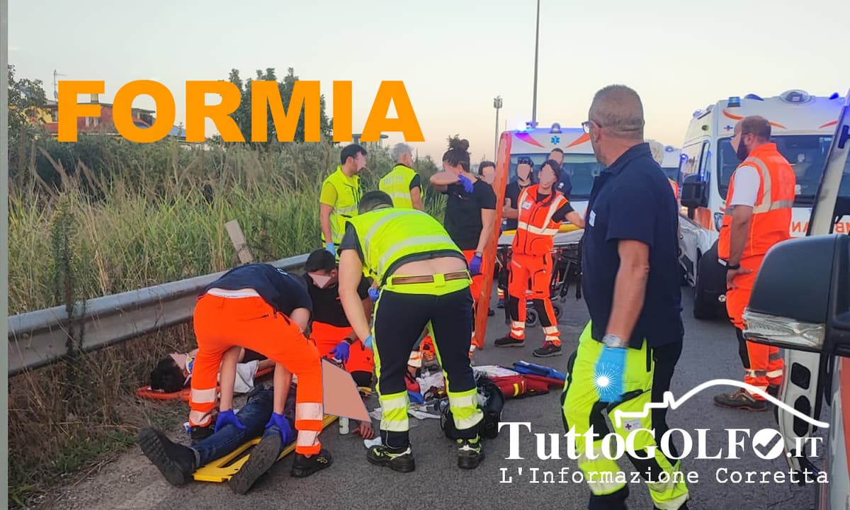 Formia - Incidente a Santa Croce: due pedoni investiti, uno grave. Sequestrata droga a uno dei feriti