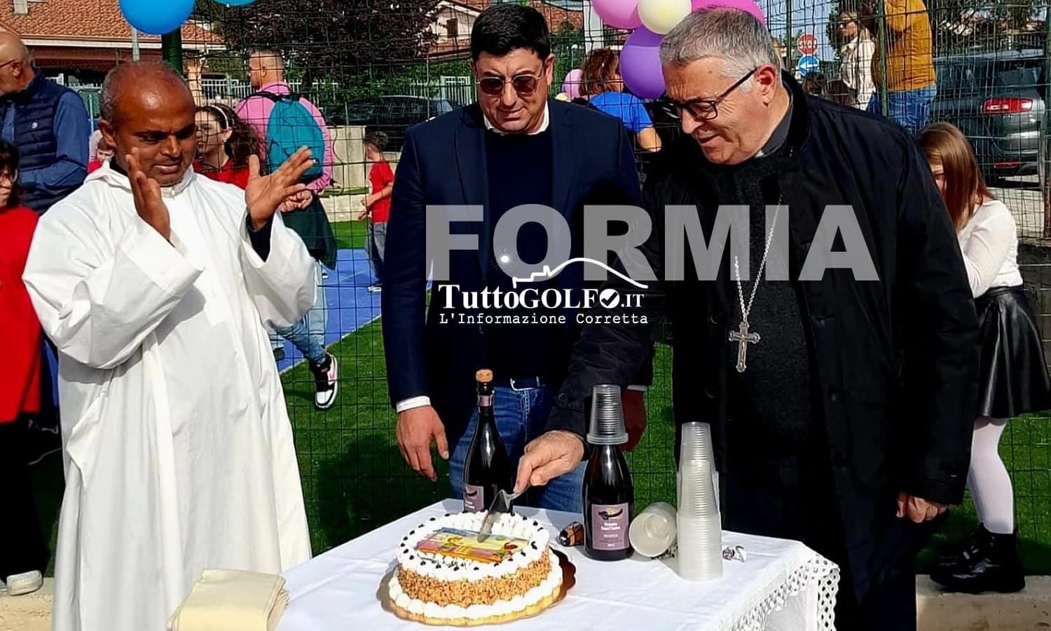 Formia - Inaugurato il campetto polivalente della parrocchia del Buon Pastore di Penitro