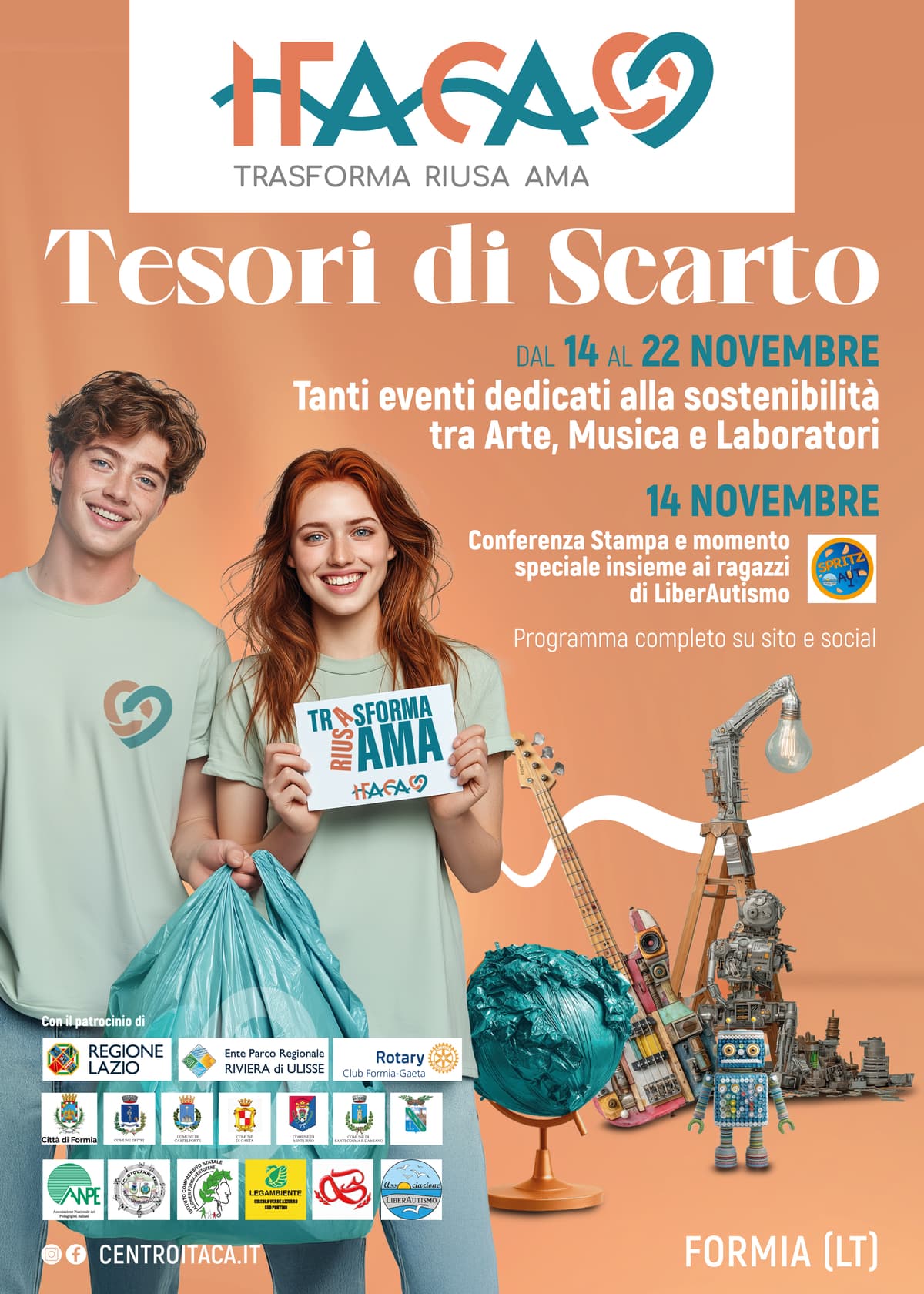 Tesori di Scarto al Centro Commerciale Itaca: creatività, inclusione e sostenibilità per dare nuova vita agli scarti
