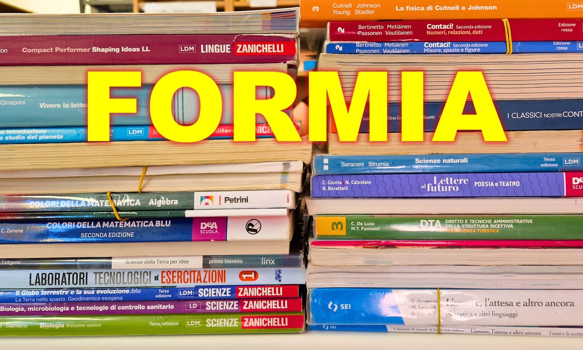 Formia - Partita l'erogazione dei contributi per l'acquisto dei libri scolastici