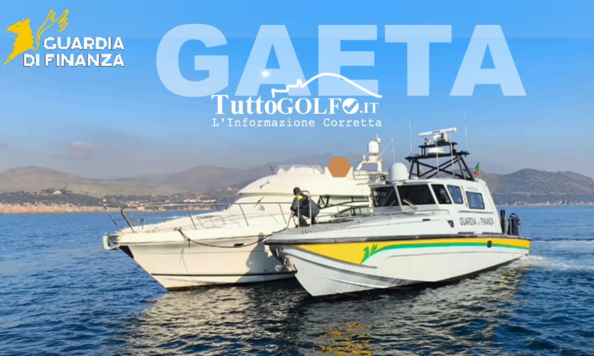 Gaeta - La Guardia di finanza insegue e blocca due soggetti in fuga dopo il mancato pagamento di lavori di manutenzione effettuati alla propria imbarcazione