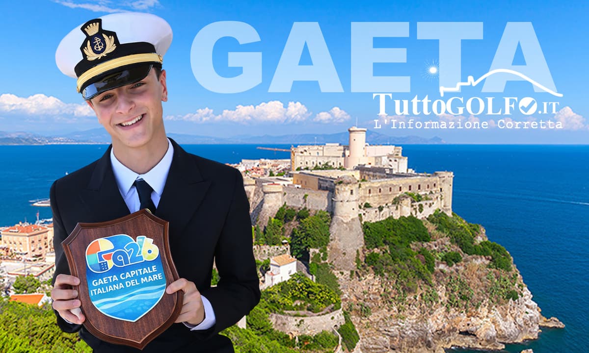 Gaeta Capitale Italiana del Mare 2026: svelato il logo ufficiale. Un ponte tra storia marittima e futuro, firmato da uno studente del Caboto