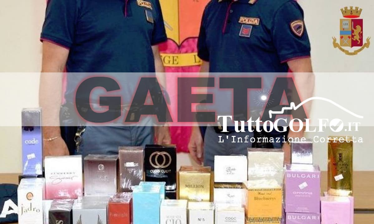 Gaeta, profumi contraffatti. Denunciato un uomo