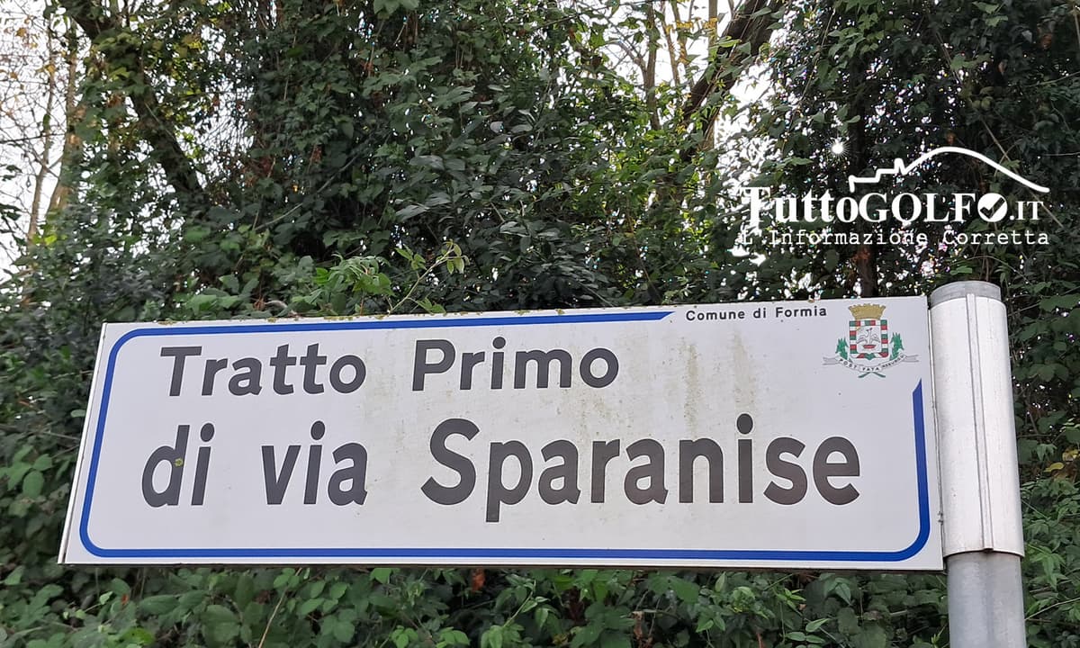Formia - Aggiornamenti in via Sparanise. Interviene la Regione Lazio. Le parole del Sindaco Taddeo