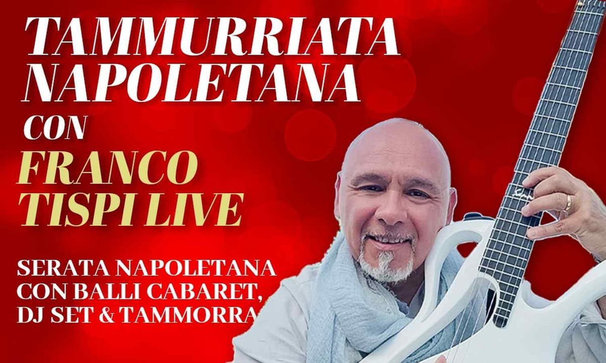 Musica popolare e identità partenopea da Ciro: la tammurriata diventa protagonista con Franco Tispi Live