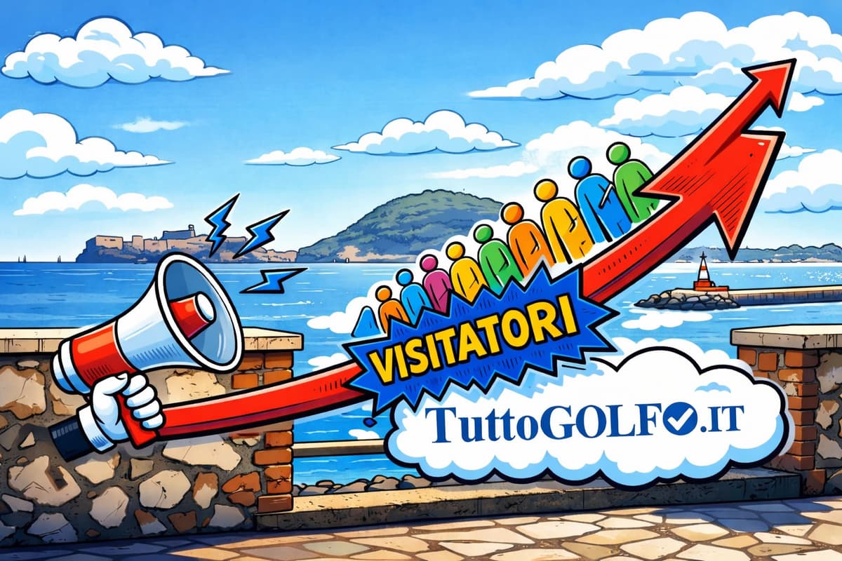 Tuttogolfo.it cresce ancora: +16,22% di utenti e +27,8% di pagine viste rispetto lo scorso anno