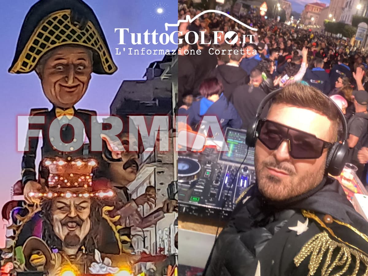 Sotto il sole di Formia va in scena il trionfo del Carnevale. Con il Dj Mario Ciacciarella e la festa si trasforma in un evento