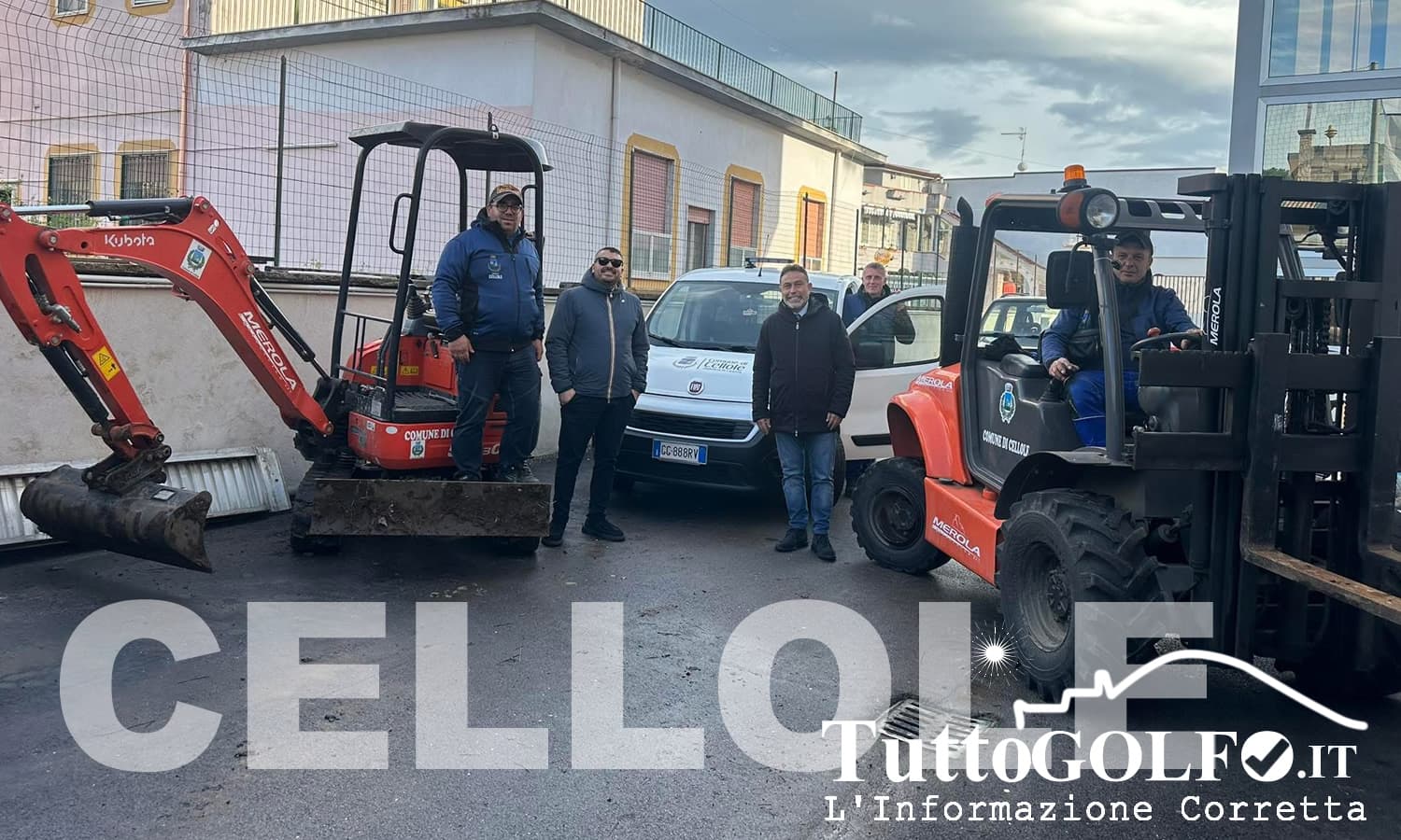 Cellole - Nuovi mezzi comunali per la Squadra operativa dell'Area Manutenzione: un passo avanti per la città