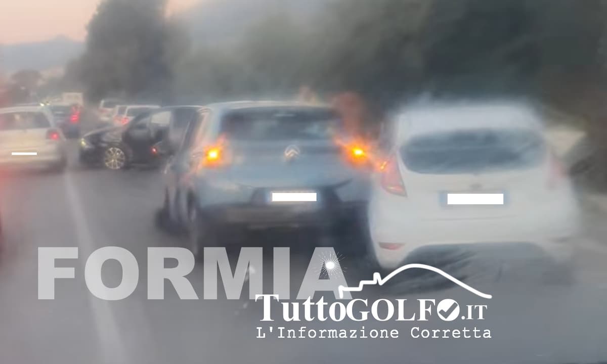Formia - Incidente a Santo Janni: traffico rallentato