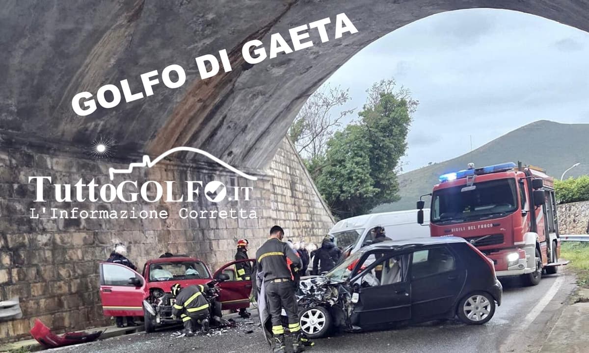 FOTO - Tre incidenti in poche ore nel Golfo di Gaeta. Strade sotto pressione