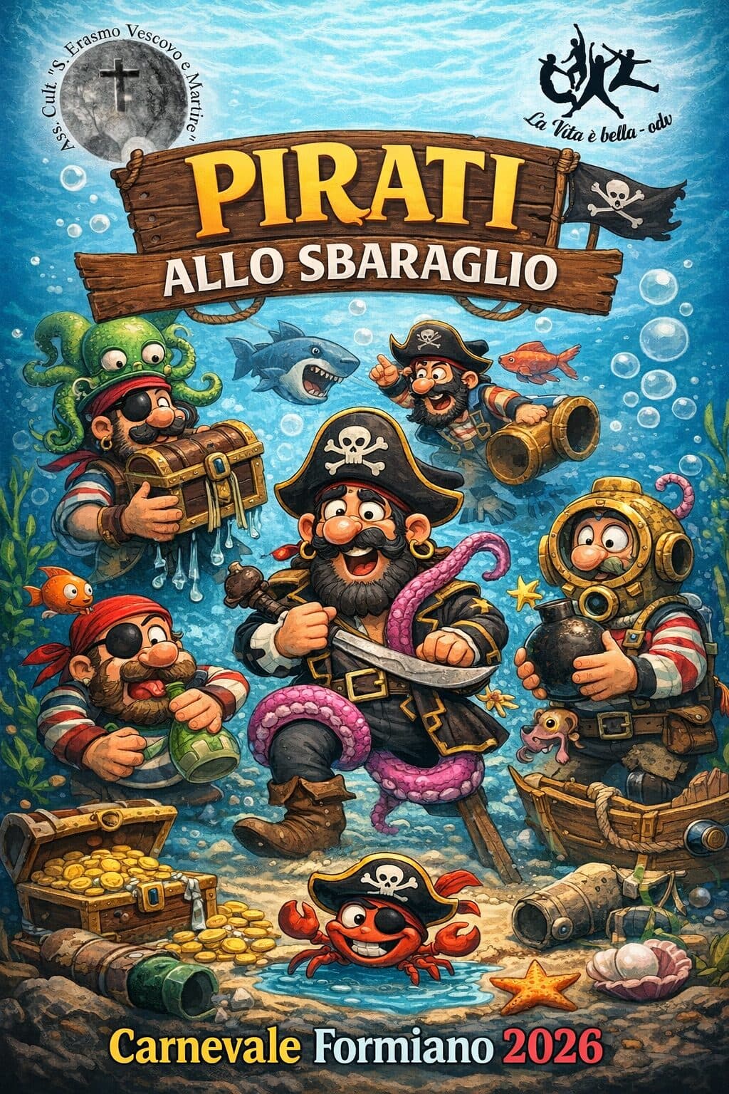 Il Carnevale Formiano 2026 con “Pirati allo Sbaraglio”