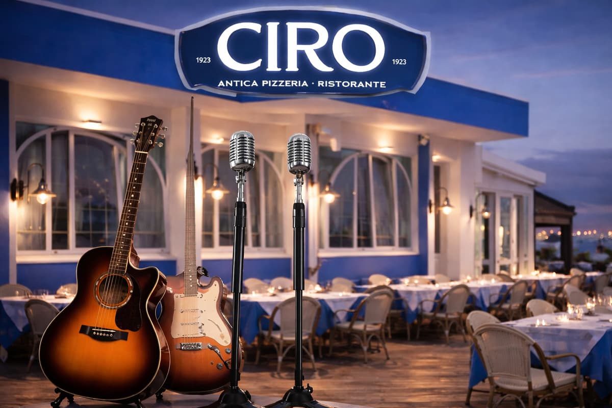 A Gaeta la musica profuma di pizza: venerdì 27 febbraio si accendono le note da Ciro