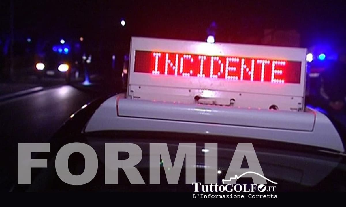 Formia, coinvolto in un incidente: denunciato 43enne di Gaeta per guida in stato di ebbrezza