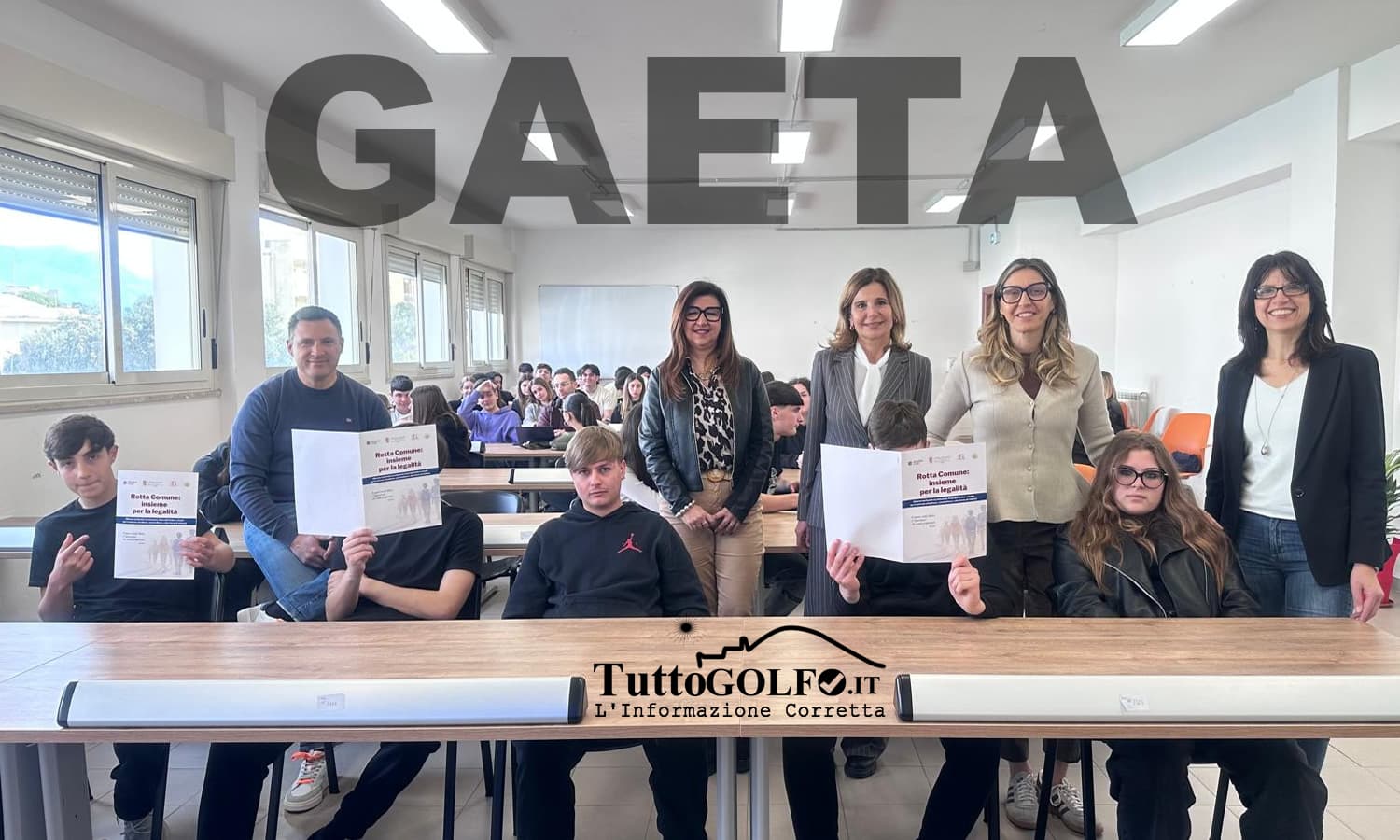 Rotta Comune: insieme per la legalità, doppio incontro con gli studenti dell’ITE e del Liceo Scientifico “E. Fermi” di Gaeta