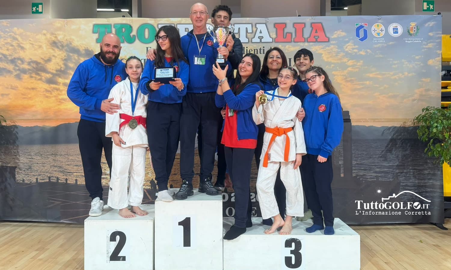 L'ASD Arte del Judo trionfa al Trofeo Italia di Reggio Calabria