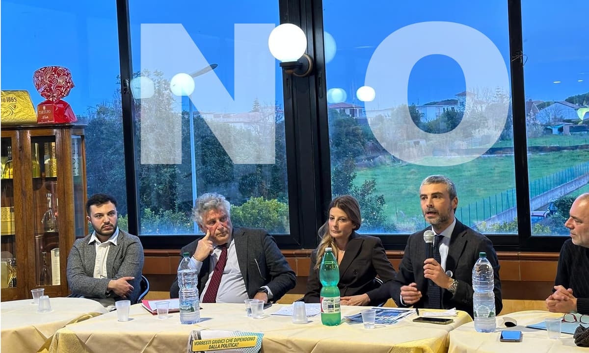 Giustizia, grande partecipazione a Minturno per l’incontro sulle ragioni del NO al referendum