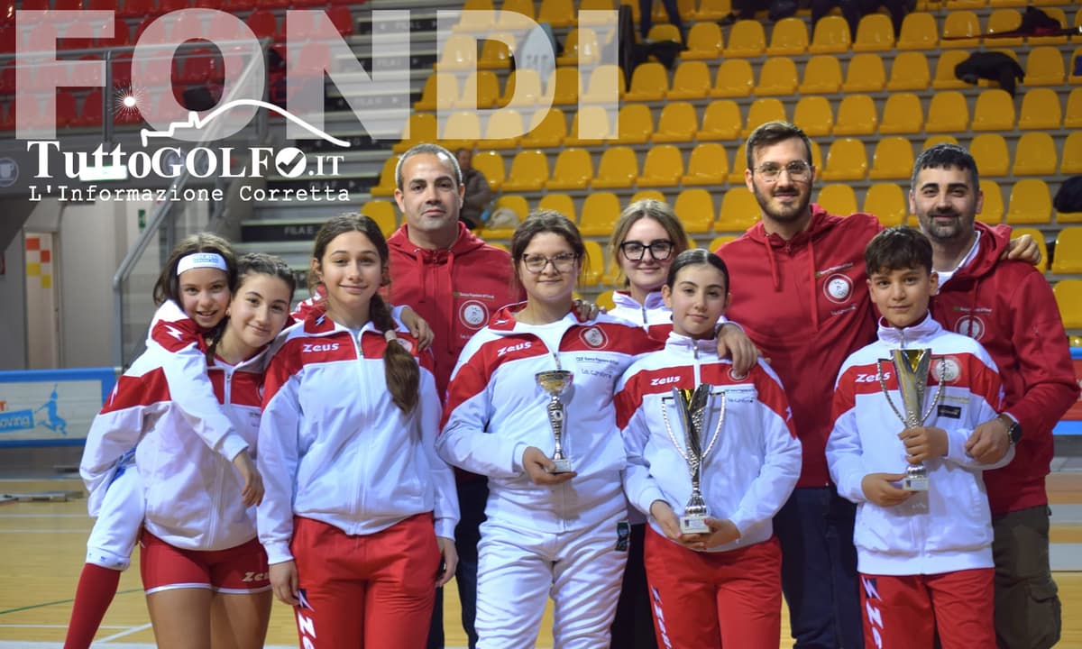 Club Scherma Fondi protagonista alla Finale Regionale GpG di Veroli